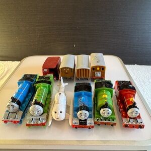 Lot 10 Mini Thomas Tank Engine Train Toys Cake Toppers Railway Trains 1.5”- 2.5”